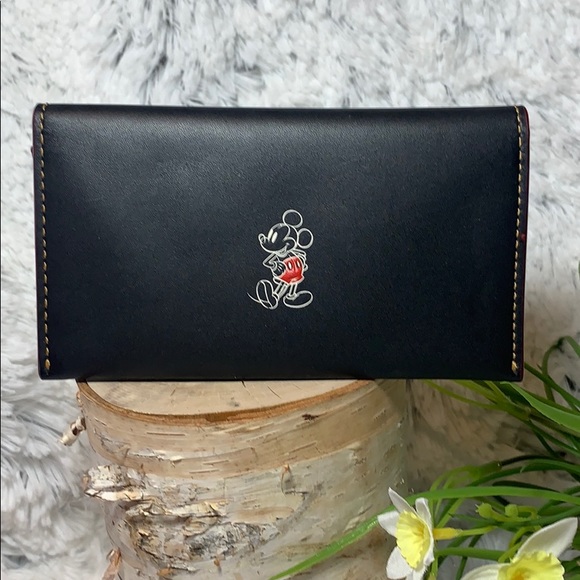 Coach limited edition X wallet Mickey Mouse black - Picture 4 of 10